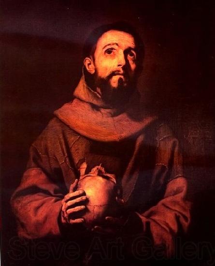 Jose de Ribera Hl. Franz von Assisi Spain oil painting art